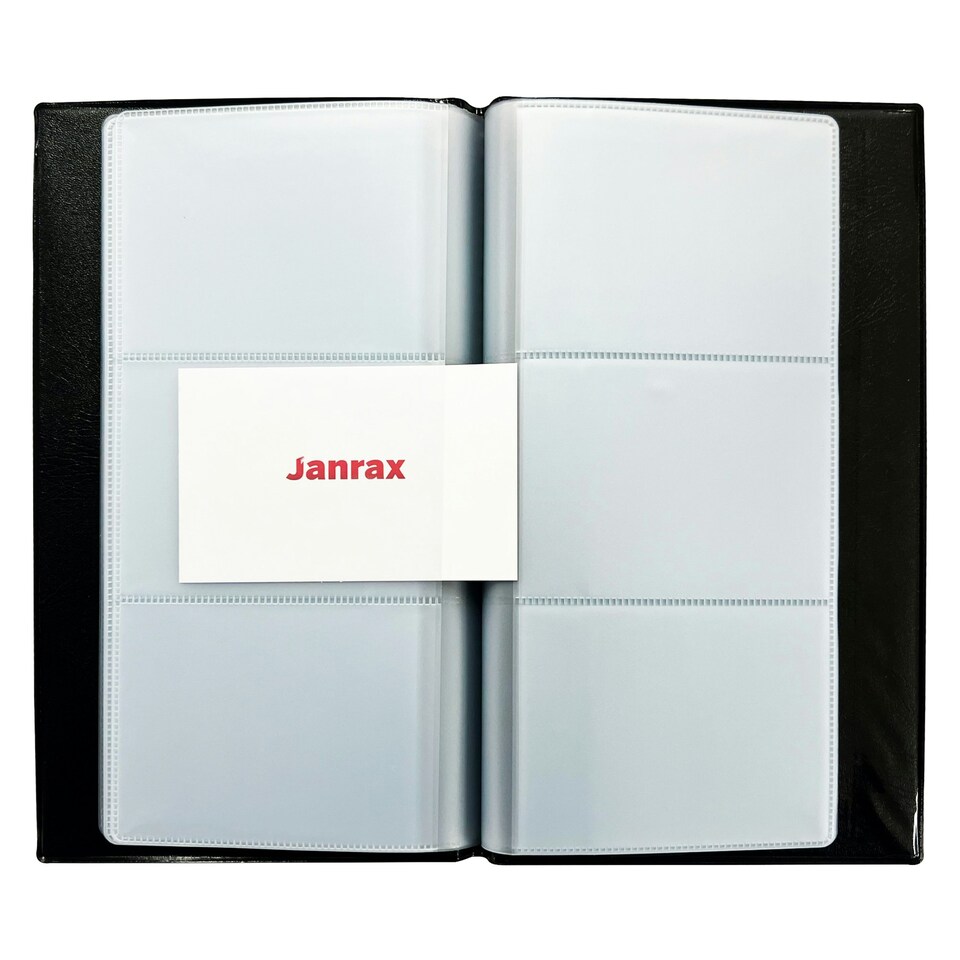 image 1 of 60 Pocket Black Name Business Card Holder by Janrax