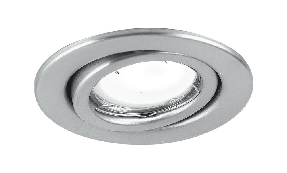 Netlighting MATRIX LED Recessed Adjustable Downlight Nickel 400lm 3000K 10x8.5cm in Grey | Size: 10x8.5 cm