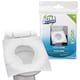image 2 of Flushable Disposable Toilet Seat Covers | White | 10