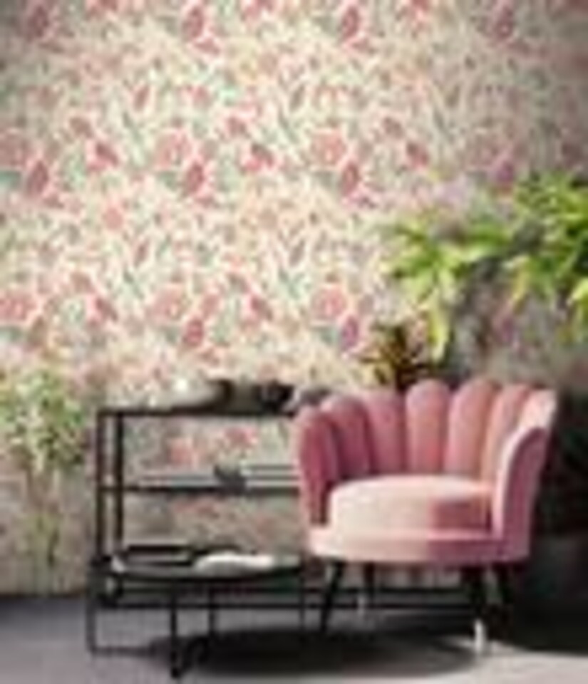 image 1 of Arthouse Lush Paradise Pink Wallpaper