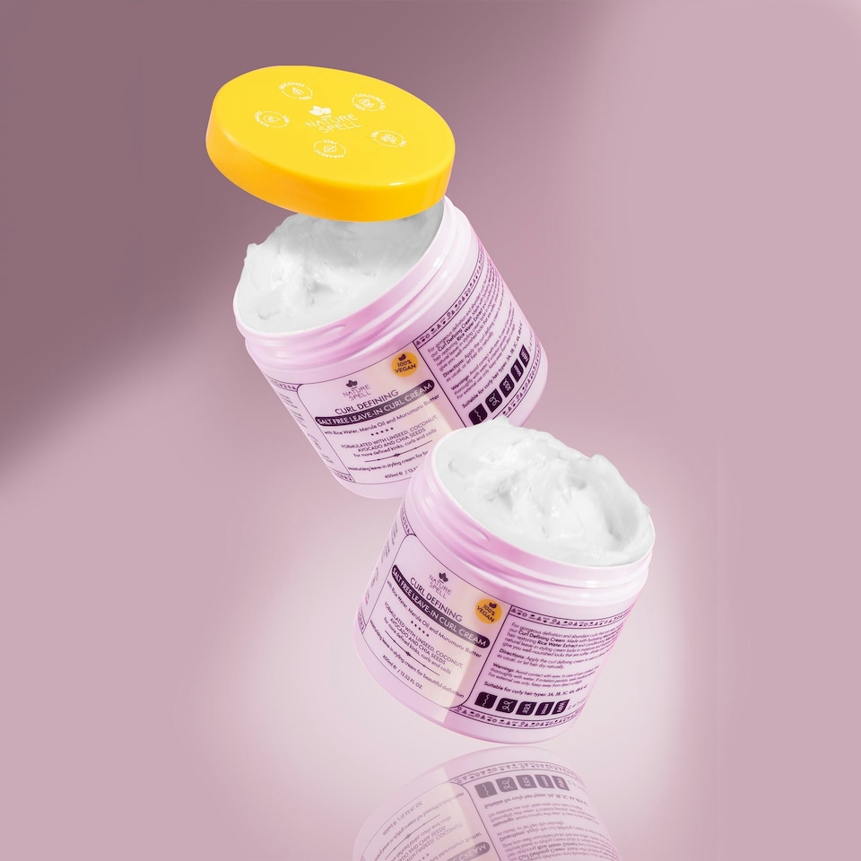 image 1 of Nature Spell Curl Defining Salt Free Leave in Curl Cream