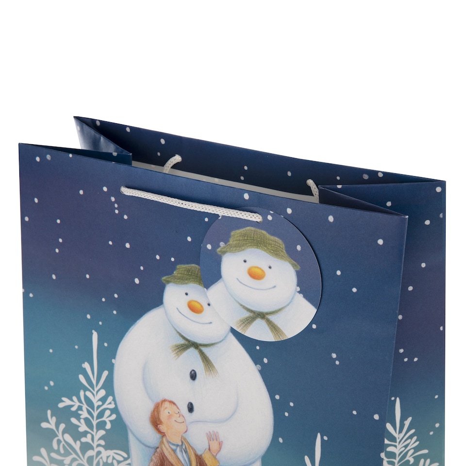 image 1 of Hallmark Pack Of 3 Large Christmas Gift Bags - The Snowman Design