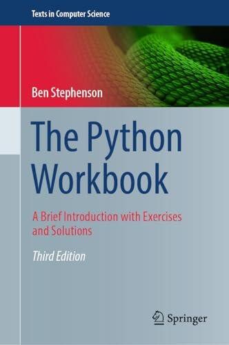 The Python Workbook Hardback