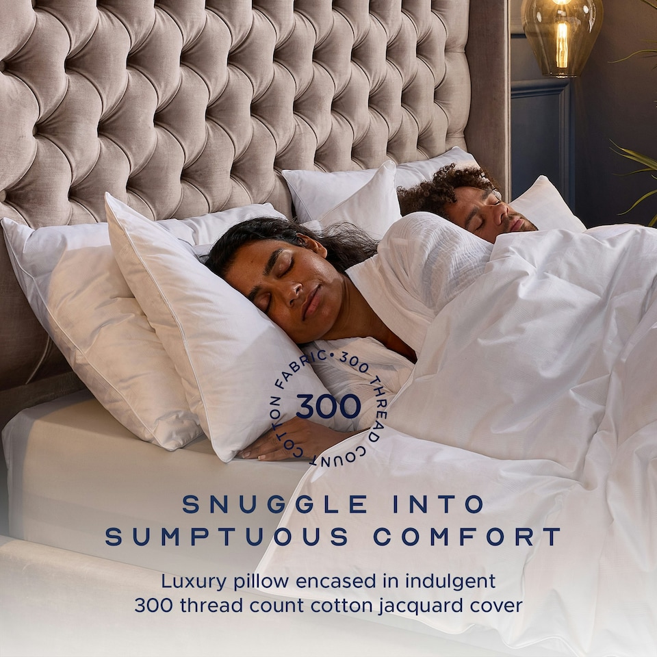 image 1 of Snuggledown Hungarian Goose Down Pillow, Soft Support, 1 Pack | White | 1 Pack