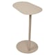 image 9 of Metal Side Table Modern Pedestal Nightstand Lightweight Construction | Multi | Beige | 1