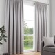 image 1 of Fusion Galaxy Pencil Pleat Curtains Silver