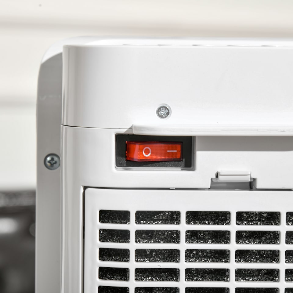 image 1 of HOMCOM 2000W Electric Heater, PTC Ceramic Portable Fan Heater with Overheating Tip-Over Protection, 8H Timer, 45 Oscillating Heater for Home, Office, Study, Bedroom