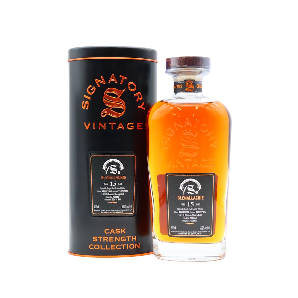 GlenAllachie - Signatory Vintage Symington's Choice Single Cask No. 900863 2009 15 year old Whisky