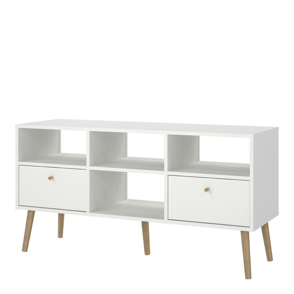 image 1 of Cumbria TV-Unit 2 Drawers White