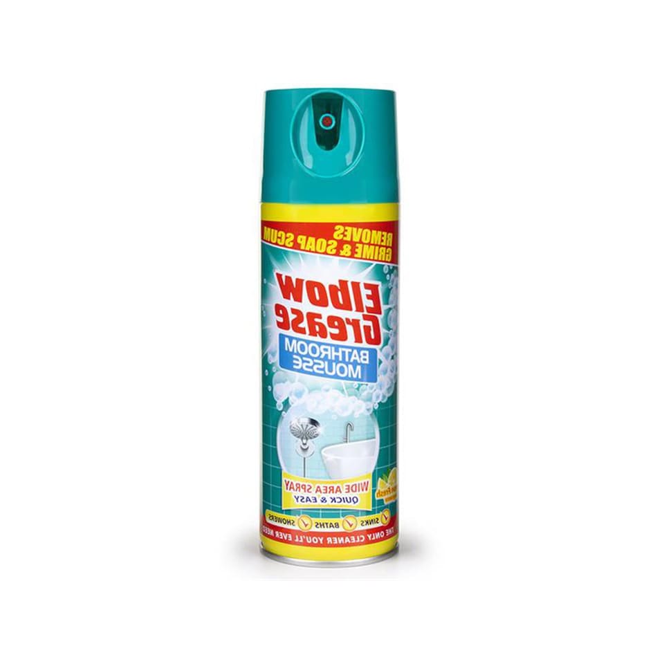 image 1 of Elbow Grease Lemon Fresh Fragrance Bathroom Mousse Spray Cleaner 400ml