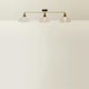 image 3 of ValueLights Wallace Industrial 3 Way Black Ceiling Bar Light | Gold