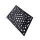 image 2 of Nicoman Victorian Style Rubber Outdoor Door Mat Black 75 x 44cm