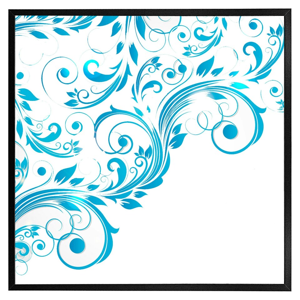 image 1 of Swirls (Picture Frame) Grey | XS