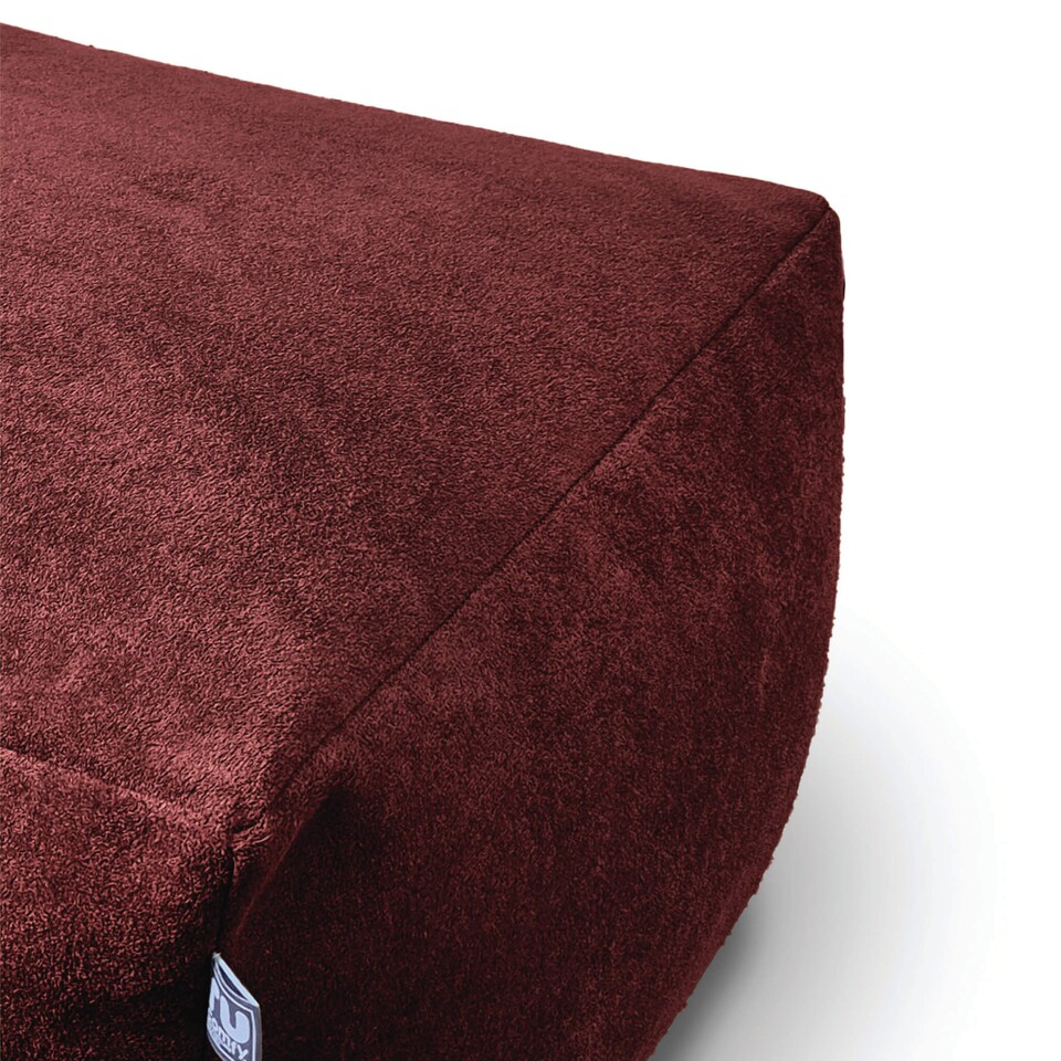 image 1 of rucomfy Indoor Large Ottoman Pouffe - Plush Velora Bean Bag Footstool