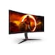 image 5 of AOC G2 CU34XP/BK 34" Curved UltraWide Quad HD 180Hz 1ms Height Adjustable Gaming Monitor | Black | Black, Red | 86.4 cm (34")