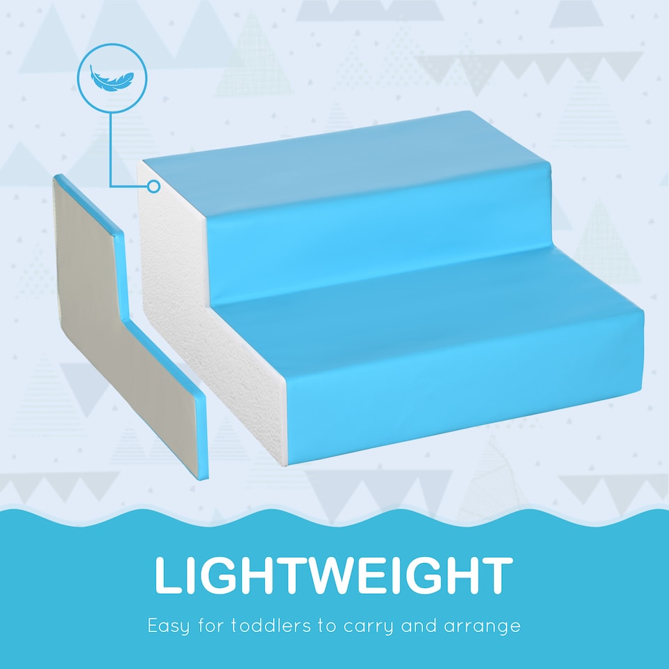 image 1 of HOMCOM 6 Piece Soft Play Equipment for Kids Climb and Crawl, Multicoloured