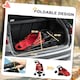 image 8 of PawHut Pet Stroller Foldable Travel Carriage w/ Brake Basket Canopy, Red