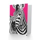 image 2 of Close Up Beasties Zebra Art Blank Just to Say Card