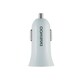 image 3 of Daewoo Double USB Car Charger - White - One Size