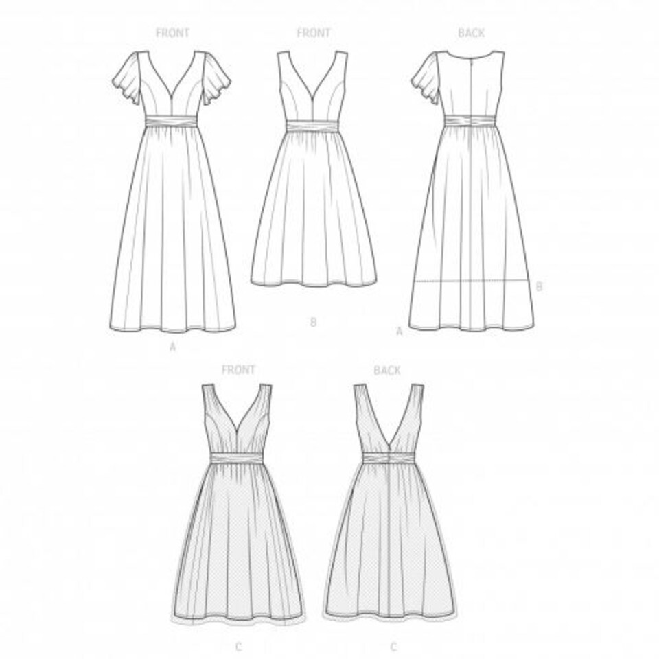 image 1 of Simplicity 9475 Paper Sewing Pattern – Women’s Dress, Size U5 (16–18–20–22–24), Intermediate