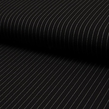 Black Ponte Roma Double Stretch Knit Fabric for Dressmaking, 145cm / 57" Wide - per metre