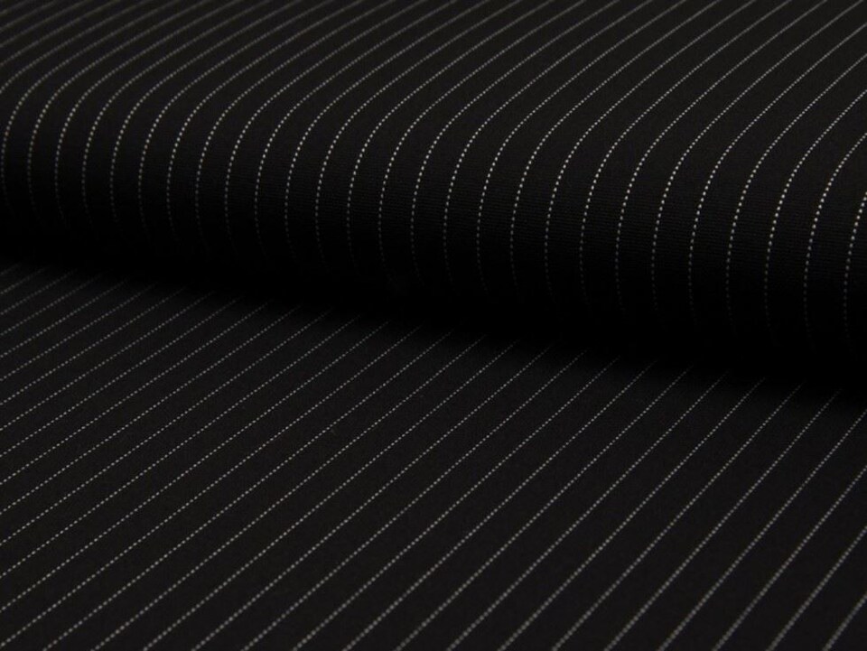Black Ponte Roma Double Stretch Knit Fabric for Dressmaking, 145cm / 57" Wide - per metre