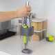 image 5 of CALITEK Knife Block Universal Kitchen Knife Holder Rack with Sharpener Grey