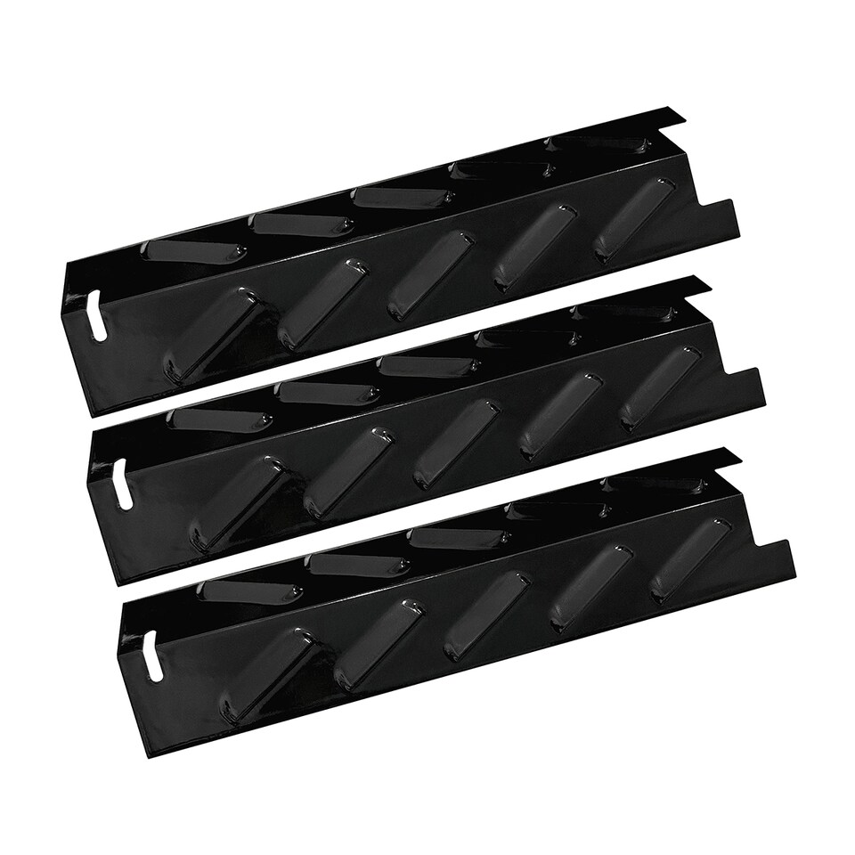 image 1 of Charles Bentley Ottimo Flame Tamer 3x 358mm Gas BBQ Grill Heat Shield Plate Set