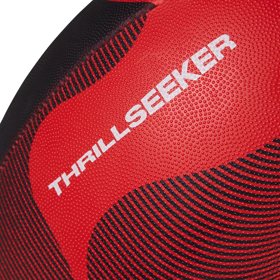 image 1 of Canterbury Unisex Thrillseeker Play Rugby Ball | Standard Grip | Training Ball Rugby Ball, Red/Black, 5