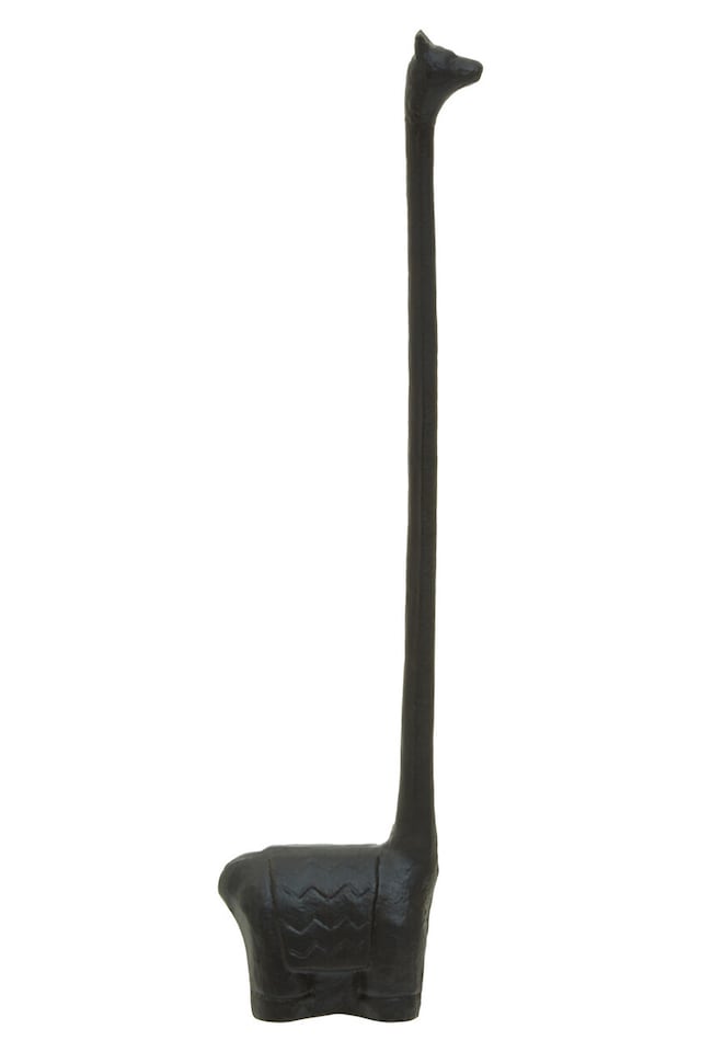 image 1 of Fauna Black Finish Llama Toilet Roll Holder