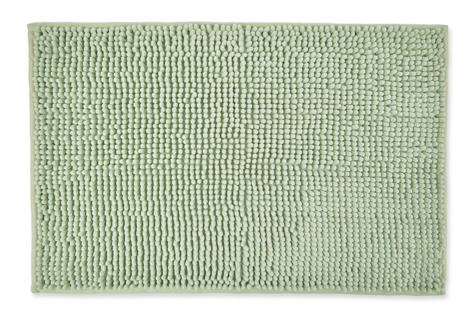 image 1 of Noodle Bath Mat Sage Green 45x75cm
