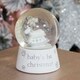 image 2 of Widdop Gifts Baby's 1st Christmas Rocking Horse Snow Globe