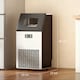 image 7 of HOMCOM Freestanding Ice Machine with 45kg/24H Capacity, Commercial Ice Maker | Silver | Silver