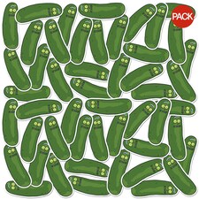 Rick And Morty Deluxe Pickle Rick Stickers (Pack of 50) - Multicoloured - One Size