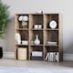image 3 of Vida Designs Durham 3x3 Cube Storage Bookcase Display Unit, Dark Wood