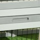 image 10 of PawHut Rabbit Hutch, Wooden Guinea Pig Hutch with Run & Tray, Grey