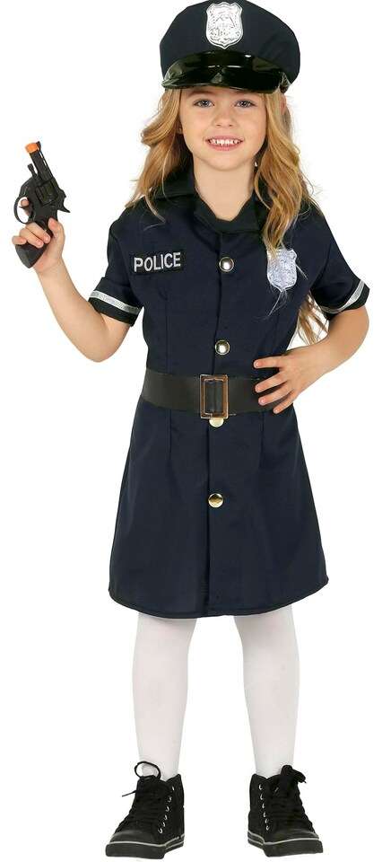 image 1 of Fancy Dress Child Police Girl - 10-12 Years
