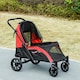 image 8 of PawHut Easy Folding Pet Stroller for Large Dogs Black