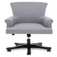 image 1 of Interiors by Premier Grey Home Office Chair Grey