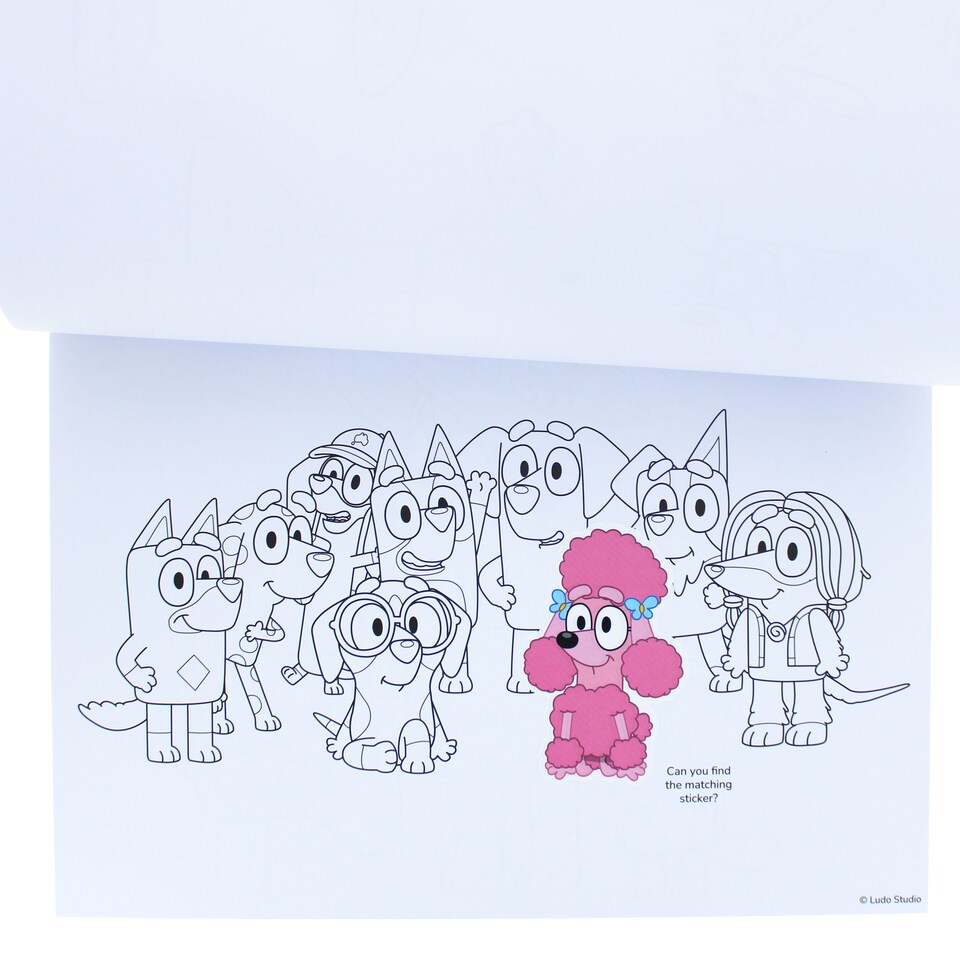 image 1 of Bluey A4 Colouring Pad