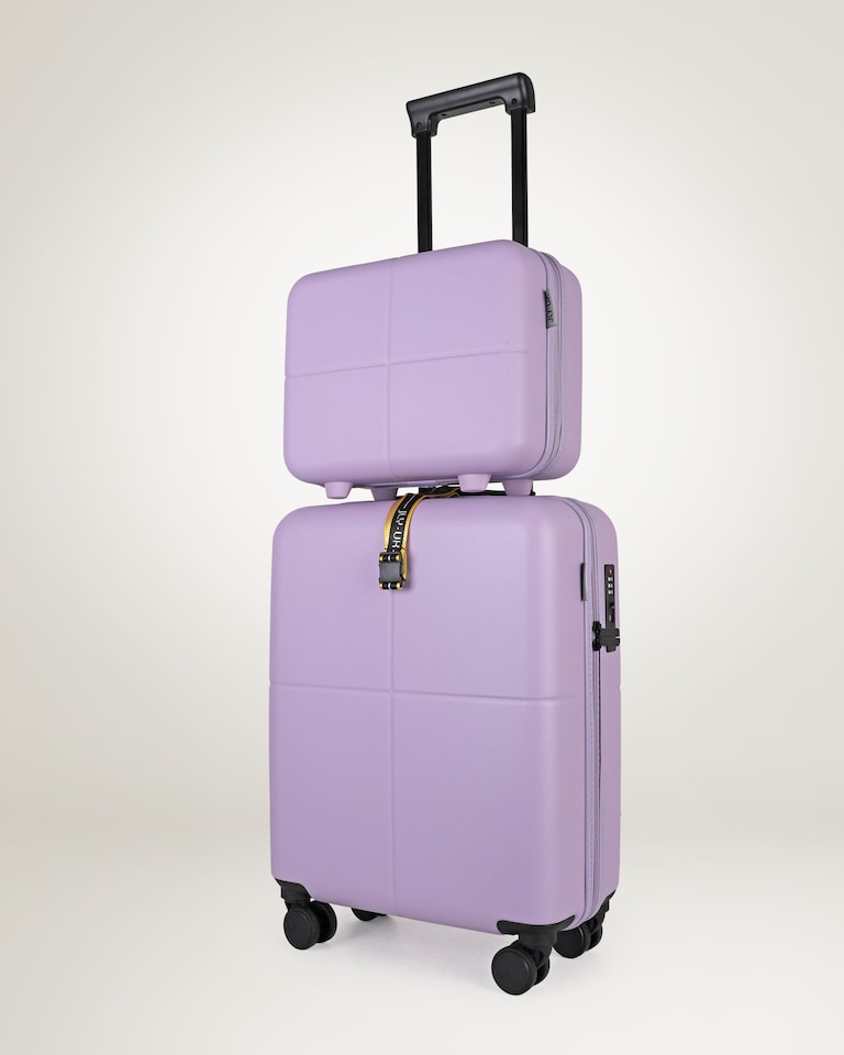 image 1 of Premium 100% Makrolon PC 2 PCS Suitcase Set | Vanity + Cabin Luggage