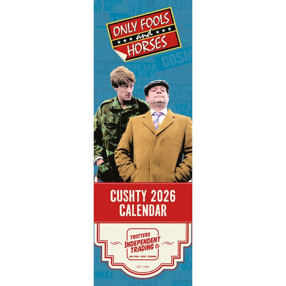 ONLY FOOLS AND HORSES 2026 SLIM CALENDAR