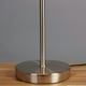 image 1 of ValueLights Dargai Polished Silver Table Lamp and E14 Golfball LED 4W Warm White 3000K Bulb