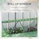 image 8 of Outsunny Raised Garden Bed Planter Box with Greenhouse, Large Window, Clear