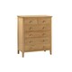 image 1 of Solid Oak 4+2 Drawer Chest