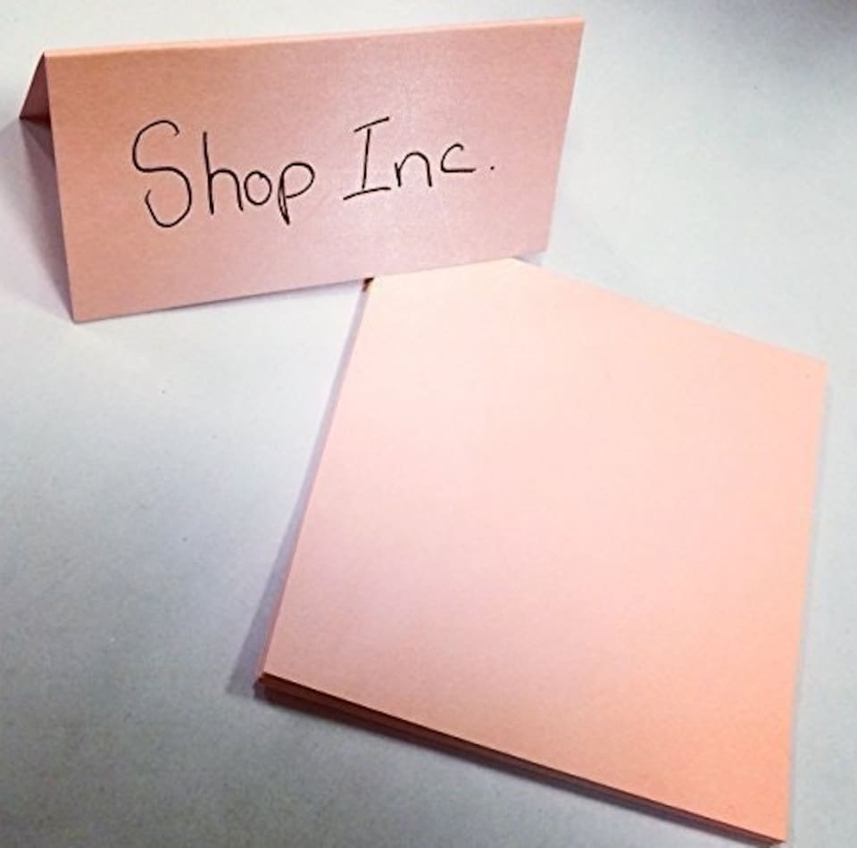image 1 of Pack Of 10 High Quality Place Cards (Powder Pink Colour)