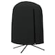 image 2 of Outsunny Hanging Egg Chair Cover, Outdoor Single Swing Chair Cover, Waterproof Anti-dust Furniture Protector with Zipper, 420D Oxford Fabric for 128 x 190H cm Stand, Black | Black | Black
