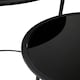 image 4 of Avento Set Of Two Round Black Plant Stands Black