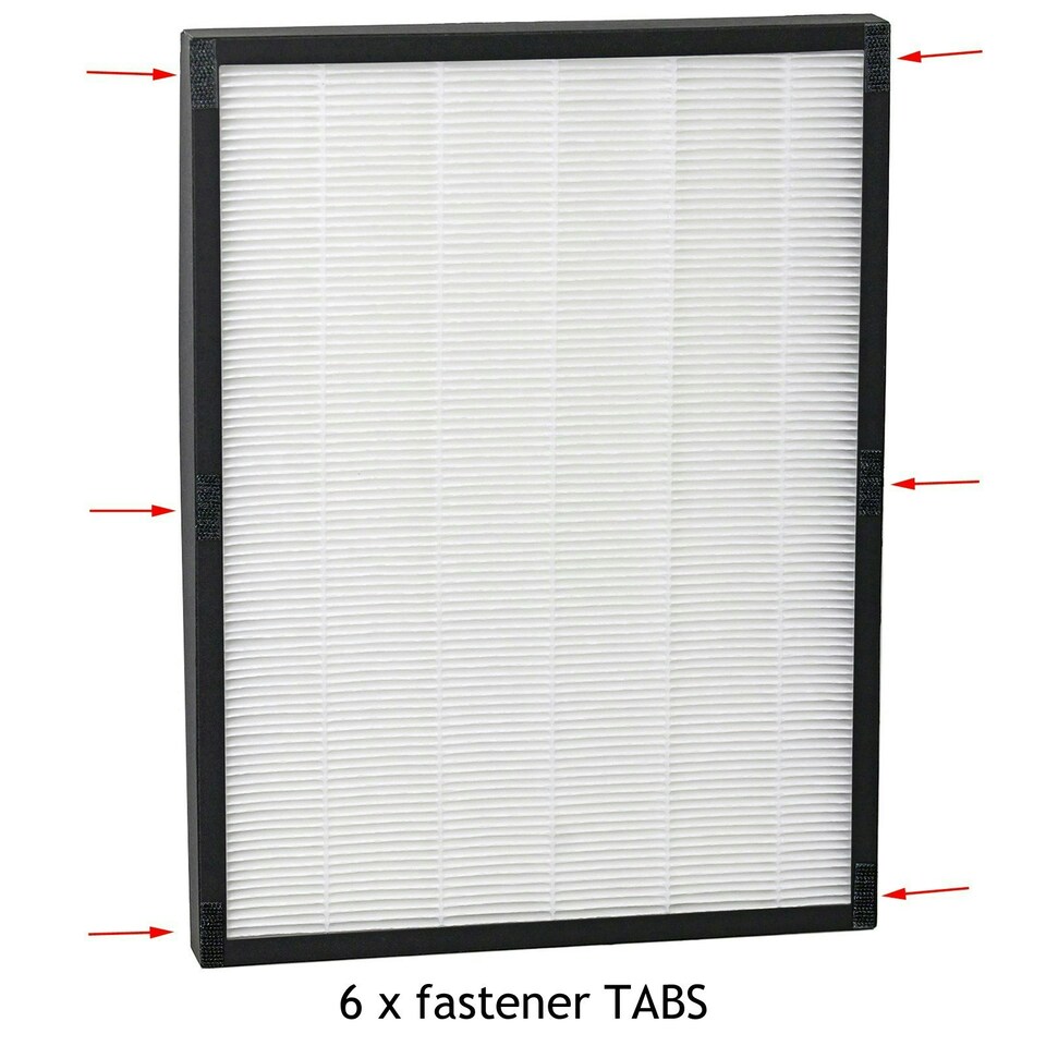 image 1 of SPARES2GO Carbon HEPA Filter Kit compatible with Vax AP02 AP05 Air Purifier (Type 114, Pack of 3 Filters)