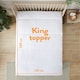image 5 of Slumberdown Sleep Soundly Climate Control Mattress Topper, King
